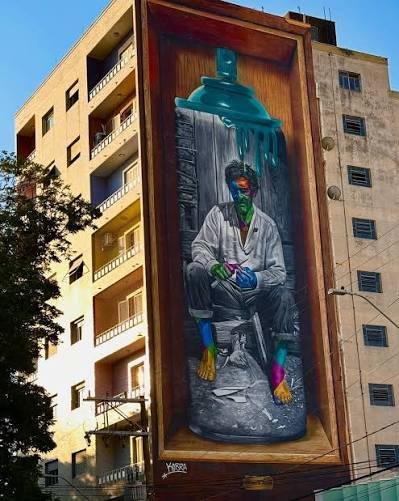 Mural “Caipira Picando Fumo” – Kobra
